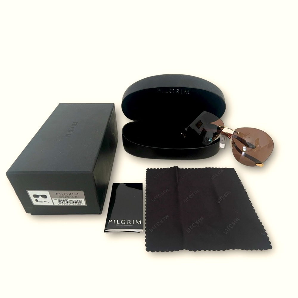 Danish Pilgrim Sunglasses gold plated